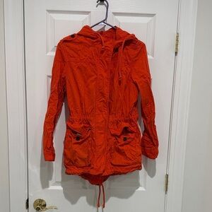 Old Navy Women's Bright Orange Utility Jacket